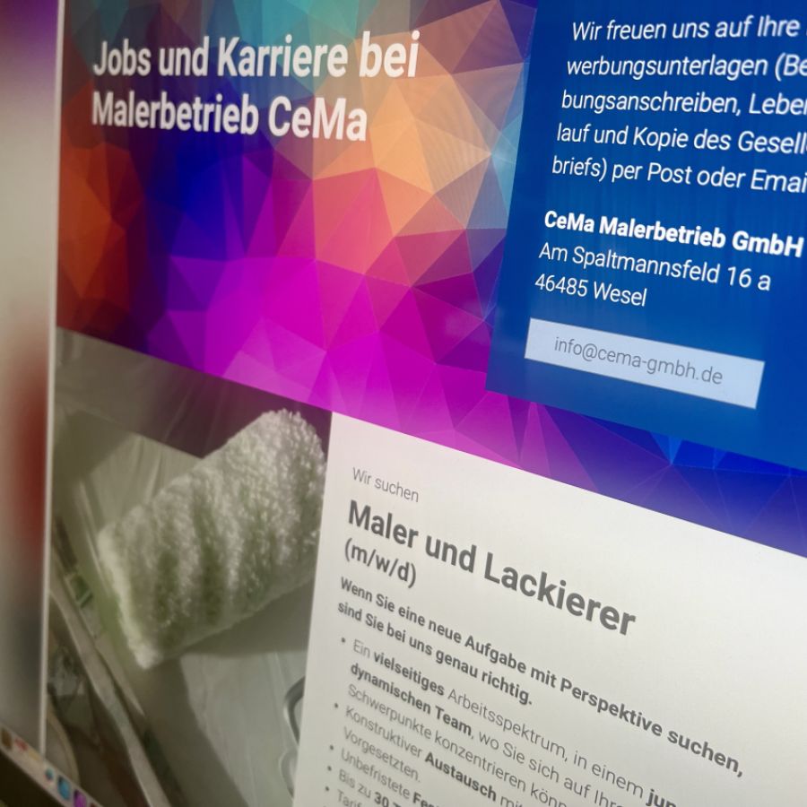 Bild zum Thema: Wir suchen Maler und Lackierer!