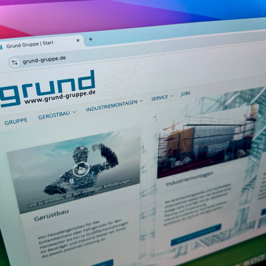 Bild zum Thema: Die Grund Gruppe erstrahlt online in neuem Glanz
