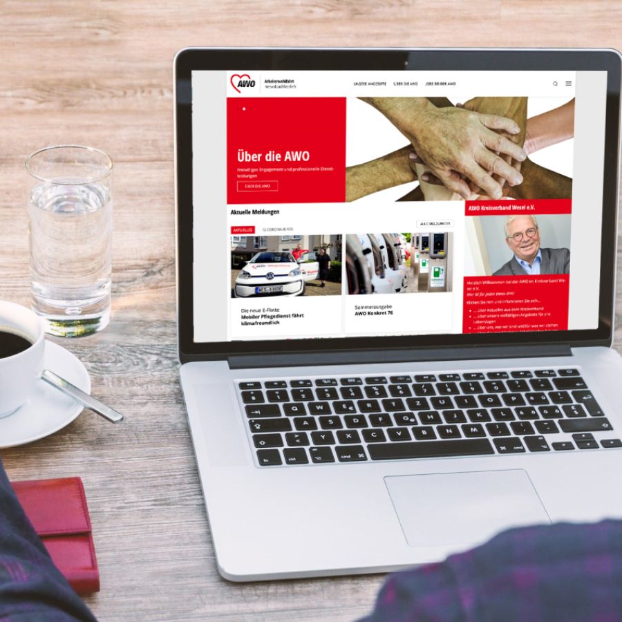 Die neue Website des AWO-kv-wesel.de